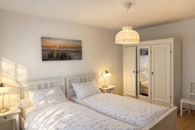 Schlafzimmer mit Einzelbetten