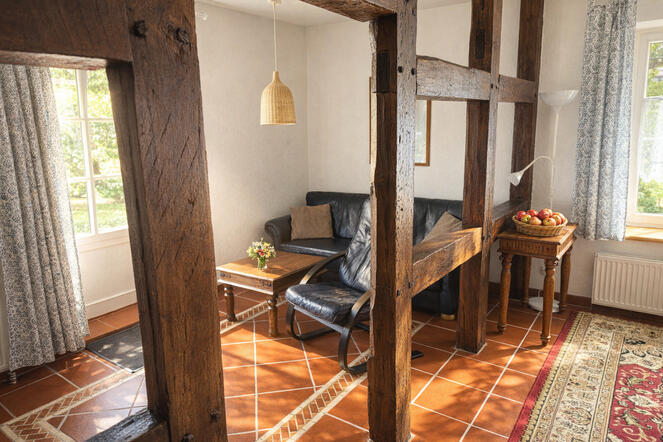 Wohnbereich mit Terrassenaustritt